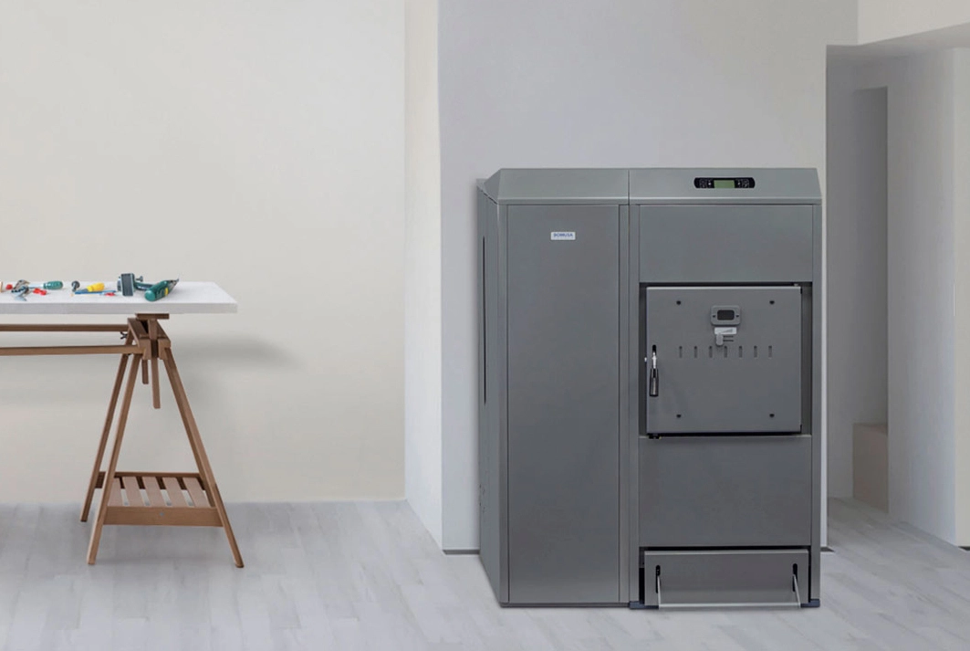 Caldera Pellets Leña